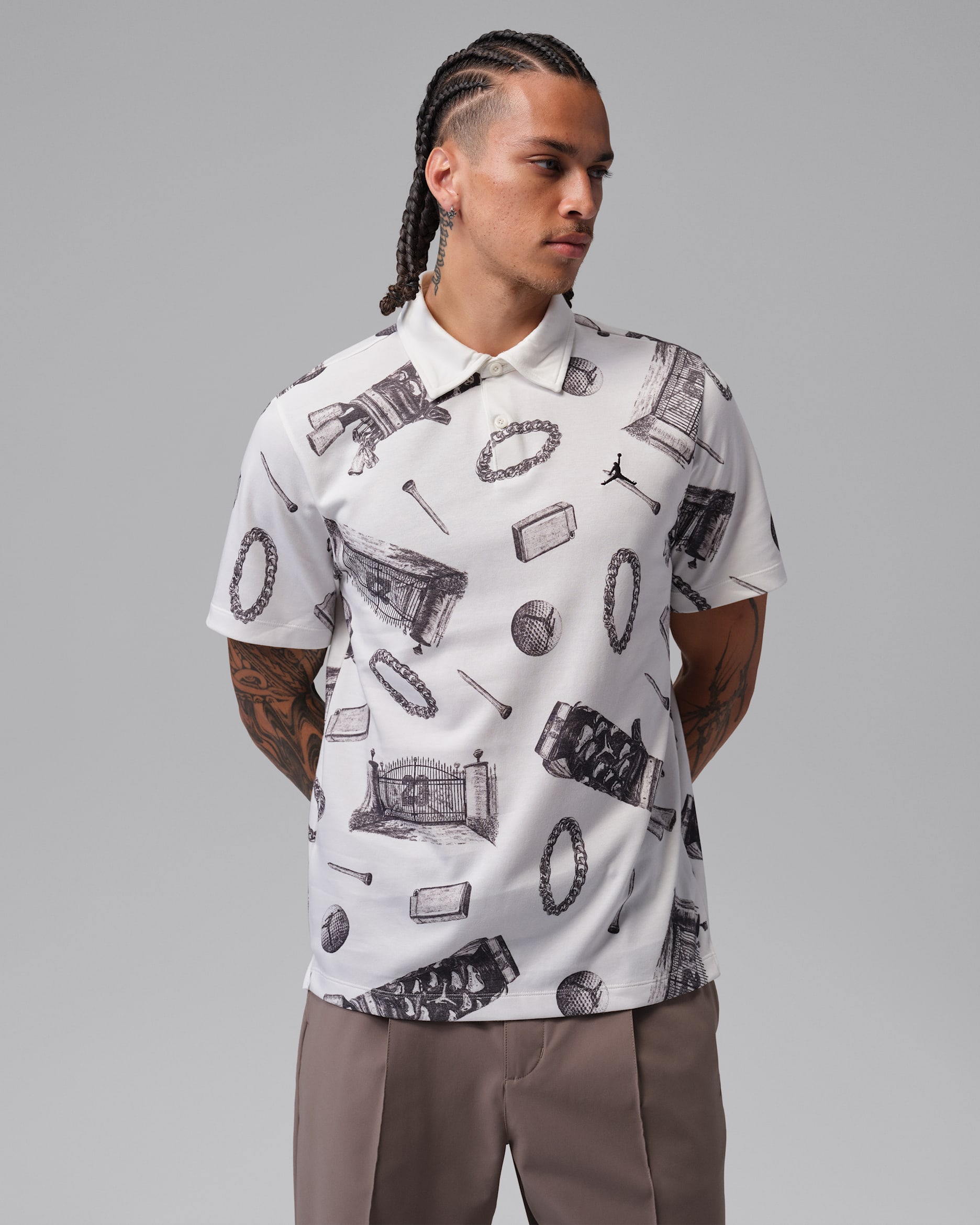 NIKE JORDAN GOLFゴルフDRI-FITジャンプマンロゴポロシャツ NIKE公式】ジョーダン メンズ Dri-FIT ゴルフポロ.オンラインストア